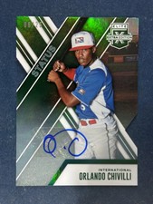 2017 Elite Extra Green Orlando Chivilli Autograph Pirates /25
