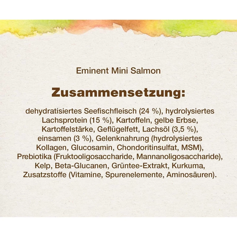 Eminent Mini Adult Lachs 2 kg Trockenfutter | Hundefutter, Getreidefrei, Fisch - Bild 4 von 4