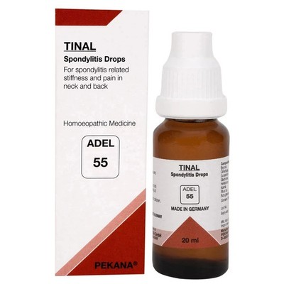 ADEL 55 Spondylitis Drops Pack Homeopathic Drops FAST SHIPPING