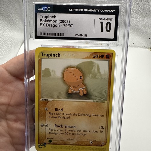 Trapinch graded CGC 10 for sale on eBay