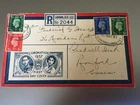 GB STAMPS RARE FIRST DAY COVER 1937 KING GEORGE VI DEFINITIVES CLERKENWELL GREEN