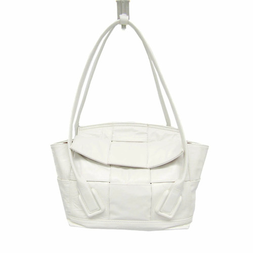 Bottega Veneta Mini The Arco 600606 Ladies Leather Handbag Shoulder Bag White Us