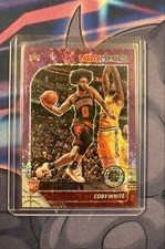 2019-20 Panini NBA Hoops Premium Stock - Coby White #204 Purple Disco Prizm (RC)