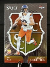 2024 Panini Select - Select Certified Rookies Bo Nix #4 (RC) E899