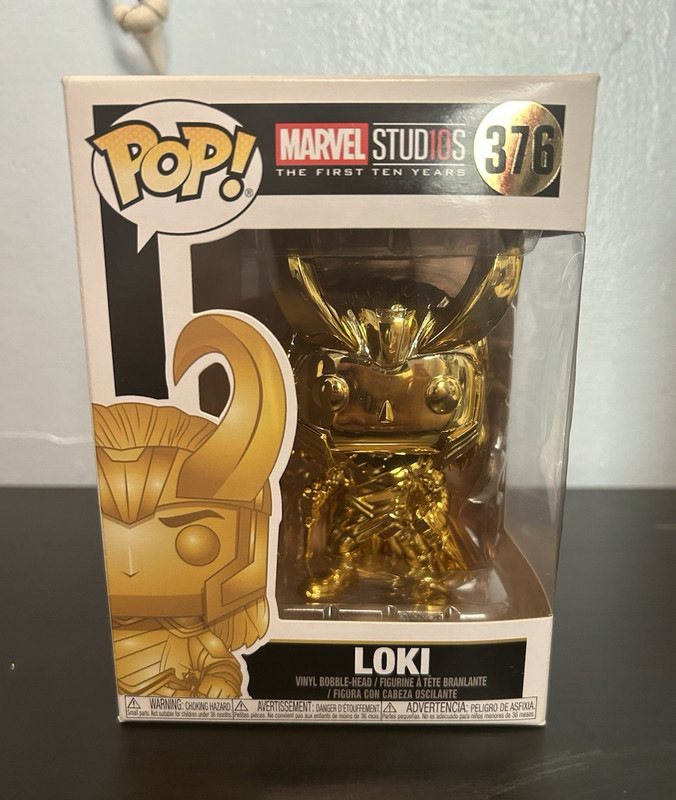 Funko Pop! Vinyl Loki Chrome Gold #376 Marvel Thor: Ragnarok (SEALED)