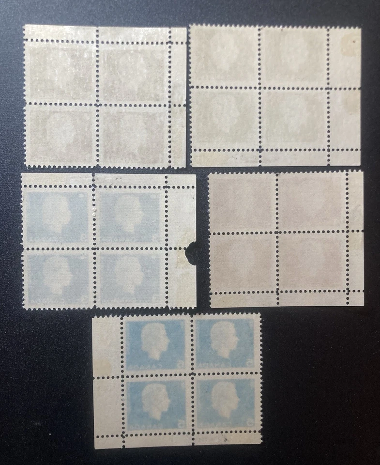 57.  Canada , 1962-63，set of 5 blocks，SC#401-405，all corner blocks，Mint Hinged - Image 2 of 4