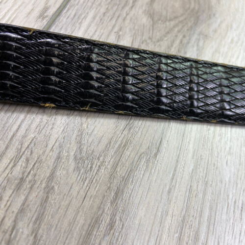 VINTAGE Nanni Gürtel Damen Größe 34 schwarz silber Leder Italien Damen Western - Bild 4 von 13