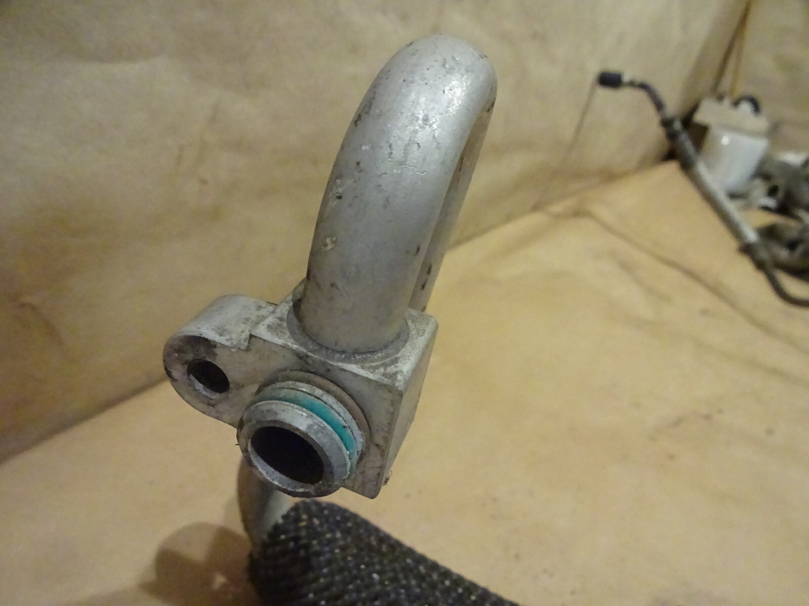 Maserati Quattroport 05-07 AC Pipe From Compressor To Shield Joint -P/N 68194600