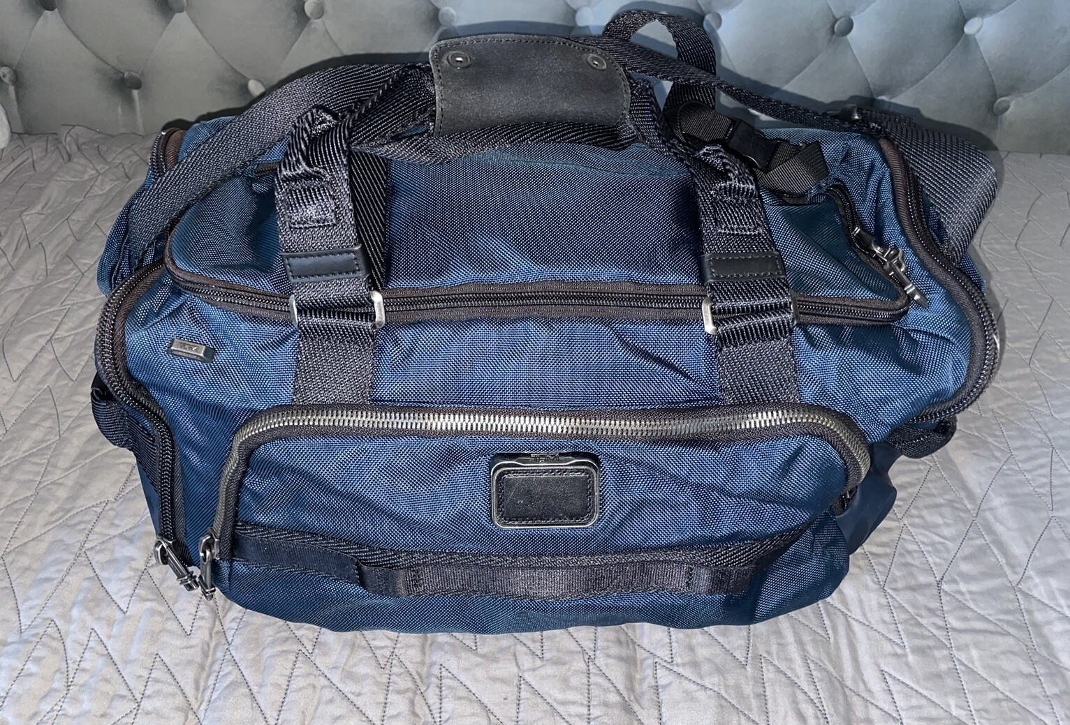 Tumi McMillin Duffel Bag Carry On Blue Camo eBay