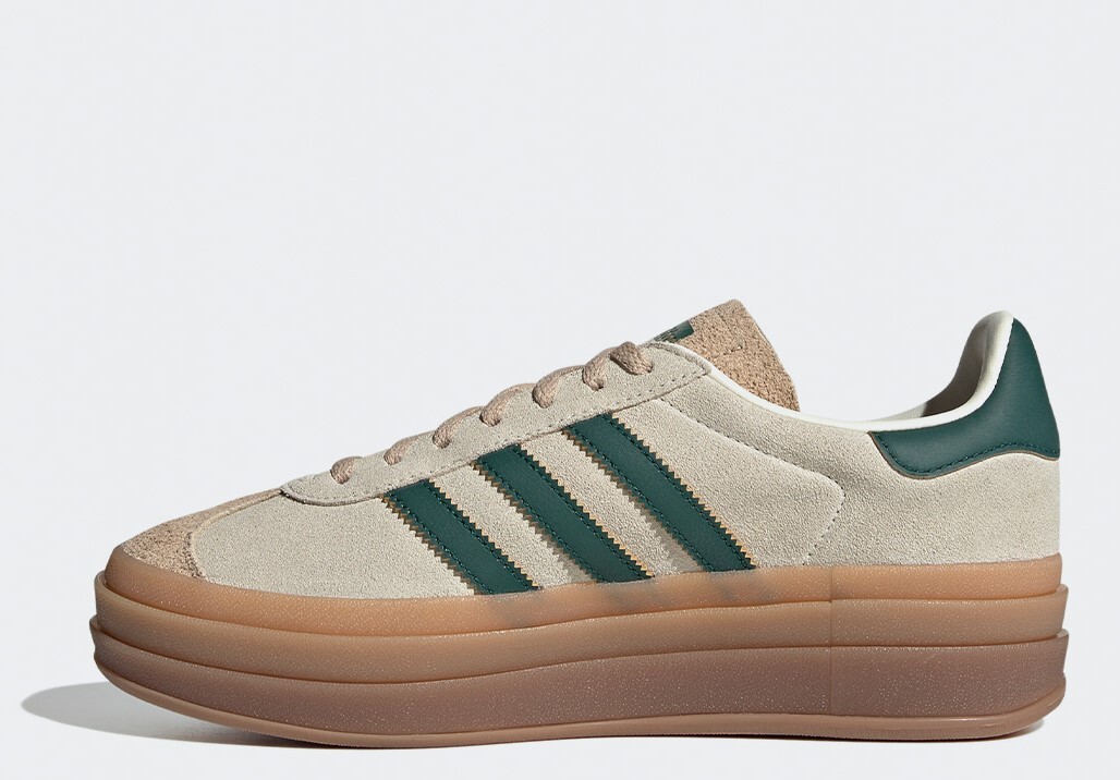Adidas Women's Gazelle Bold ID7056 Collegiate Green Magic Beige | eBay