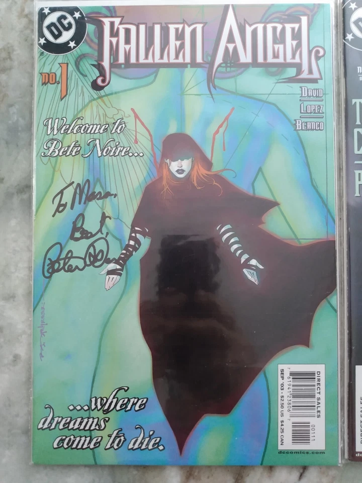 Fallen Angels #1 #2 DC 2003 Comics **Signed #1 Cover** NM Foto 3 de 4