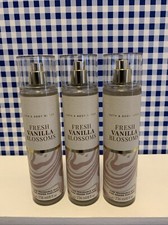 3X  Bath  Body Works  Full Size Fine Fragrance Mist  FRESH VANILLA BLOSSOMS