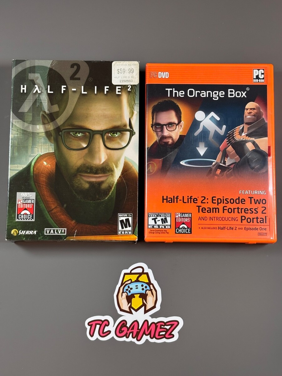 Half Life The Orange Box Set PC Game CIB Complete