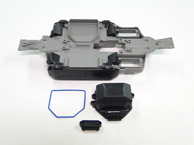 NEW TRAXXAS 1/16 E-REVO Chassis +Receiver Box VXL RE7