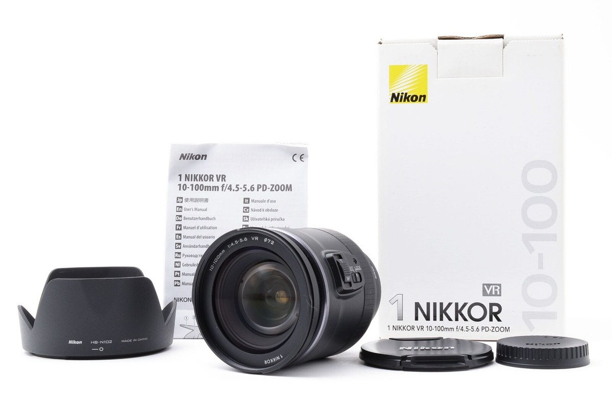 ✨N-MINT✨ Nikon 1 Nikkor 10-100mm f4.5-5.6 VR PD-Zoom Lens
