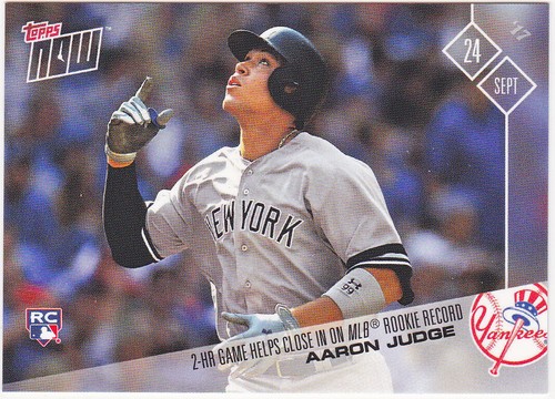 2017 Topps Now 647 Aaron Judge