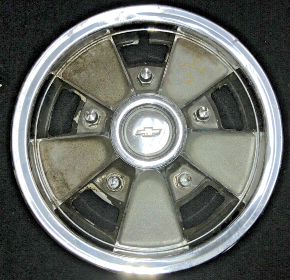 Tapacubos Chevrolet Camaro 1967/68/69 14” de colección - Juego de 4 - COMO ESTÁN - 552205 Foto 4 de 4