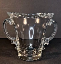 Fostoria Century Pattern Vase Two Handled Clear Glass