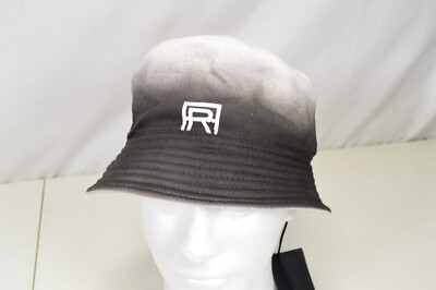 NEW Antonella Rizza Black & White Bucket Hat Large