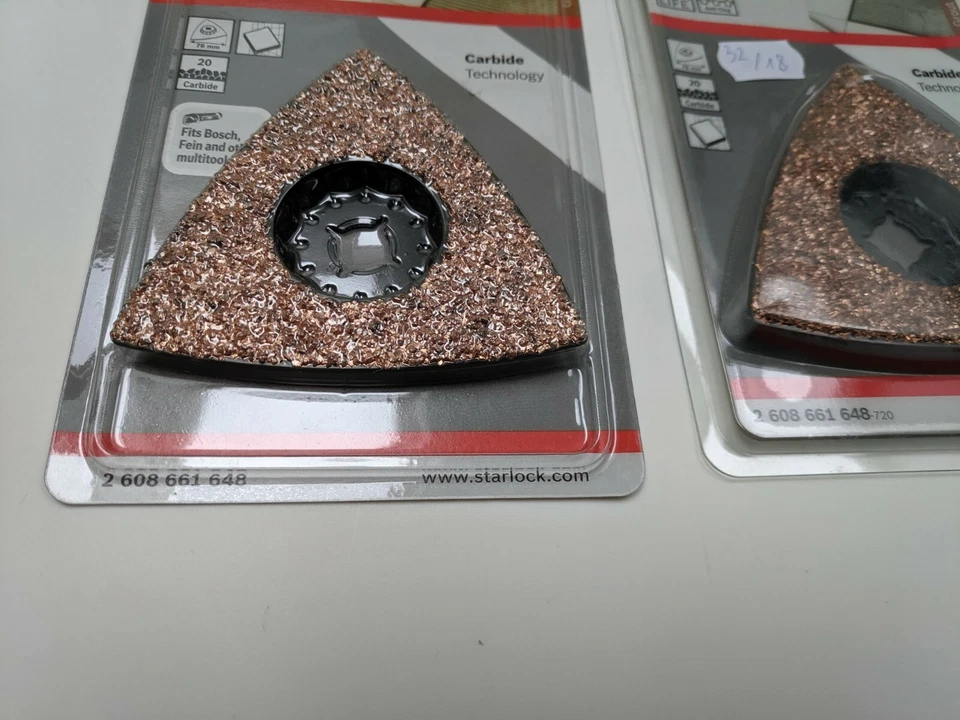 3 units of genuine Bosch ( AVZ 78 RT2 CT (abrasive) Starlock - Bild 3 von 4