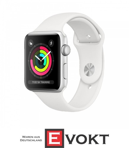 Reloj de Apple serie 3 38 mm Reloj inteligente de aluminio, plástico,  140-210 mm Nuevo | eBay