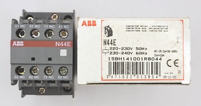 ABB/BBC Schütz N44E  220V 50Hz / 240V 60Hz  (1SBH141001R8044) NEU/OVP