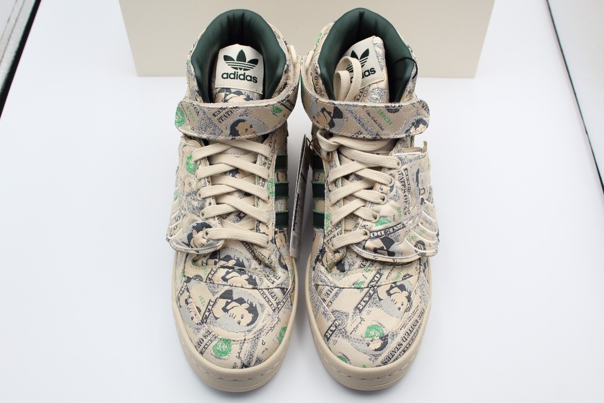 Size 8 - adidas Jeremy Scott x Forum Wings 1.0 Money for Size 8 - adidas Jeremy Scott x Forum Wings 1.0 Money for