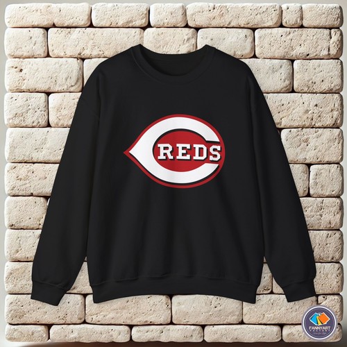 Felpa unisex Cincinnati rossa logo club baseball