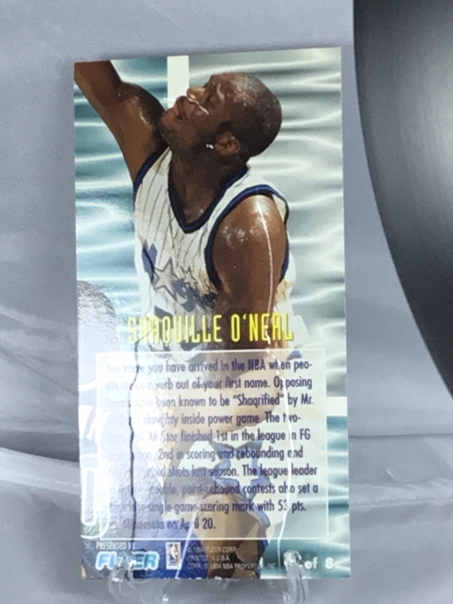 94-95 Fleer Shaquille O'Neal NBA Jam Session Gamebreaker, Card 6