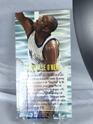 94-95 Fleer Shaquille O'Neal NBA Jam Session Gamebreaker, Card 6