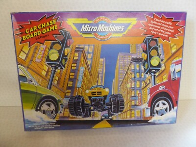 Micro Machines Car Chase Brettspiel 1989 Triotoys - vollständig