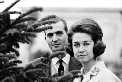 Juan Carlos Sofia and Elena ESP in Spain on January 14th 1964 Old Photo 4