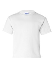 Gildan Youth Ultra Cotton T-Shirt 2000B - White - Medium