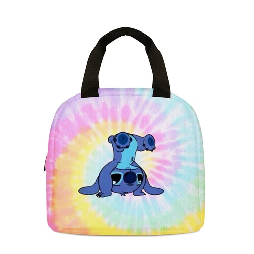 Lilo Stitch Cartoon Galaxy Lunch Bag Insulated Student Snack Picnic Xmas Gift AU - Picture 11 of 55