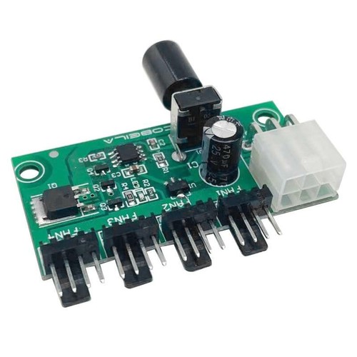 Sata 4pin PWM Cooler Splitter 12V Power Supply Cooling Fan Speed Controller - Photo 3/6