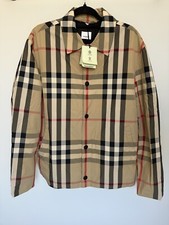 NWT! $1,550 Burberry Sussex Check Nylon Jacke...