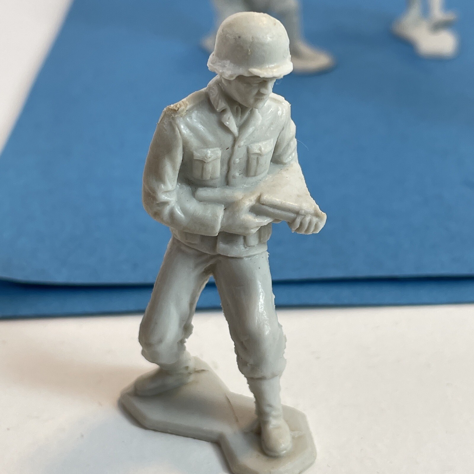 6 Vintage l MARX Battleground Navarone Playset German Soldiers lot WWII