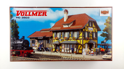 Maquette De Station Kitzlingen H0 échelle 1/87 - Marque Vollmer - Kit Neuf En Boîte Originale