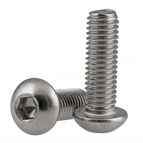Tornillo de enchufe hexagonal de cabeza redonda M3 M4 M5 cabeza de sartén 316 acero inoxidable 4-60 mm de largo - Imagen 5 de 5