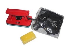 Ski Snowboard Wax Iron Waxing Iron Dimpled plate red iron yellow wax  ski mask