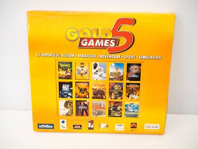 Gold Games 5 - 15 Topspiele - PC Spiele Rayman 2 Siedler Cold Blood Flanker...