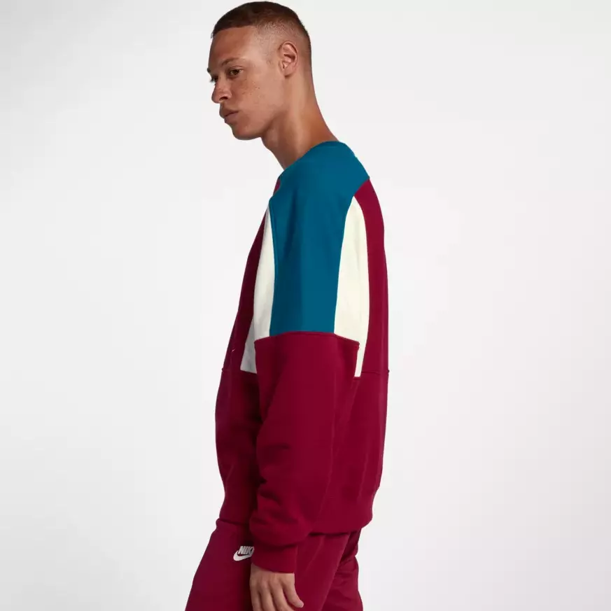 SIZE Red Sportswear Sail BRAND | MEN\'S Crew Team Sweatshirt SMALL eBay NEW Nike Fleece