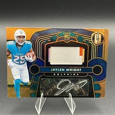 2024 Panini Gold Standard Jaylen Wright Rookie Patch Relic RC Auto 05/10 