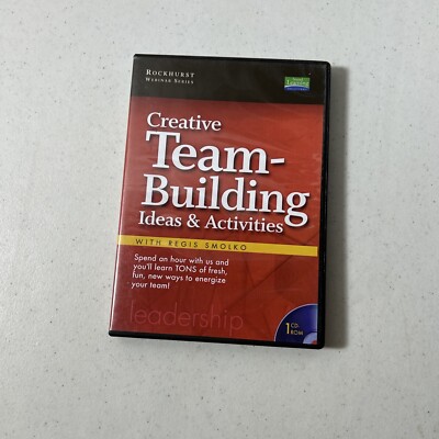 Creative Team Building Ideas & Activities With Regis Smolko 1 CD-Rom