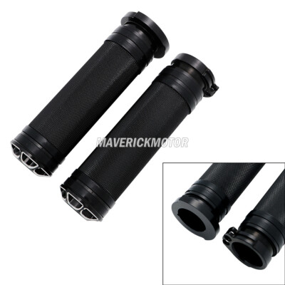 KNURLED 1'' HANDLEBAR HAND GRIPS FOR HARLEY FATBOY ROADSTER NIGHTSTER ROAD GLIDE
