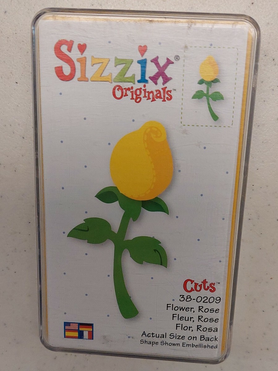 ROSEページ SIZZIX ORIGINAL DIE-CUTS #38-0209-FLOWER ROSE-093573002090 | eBay