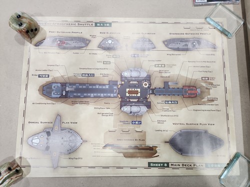 Firefly Serenity 18x24 Blueprint Set Firmado Edición Limitada 174/750 NUEVO NOS - Imagen 12 de 19