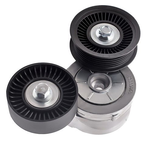 Serpentine Belt Tensioner w/ Dual Pulleys fit for Dodge Ram 1500 for Jeep Truck