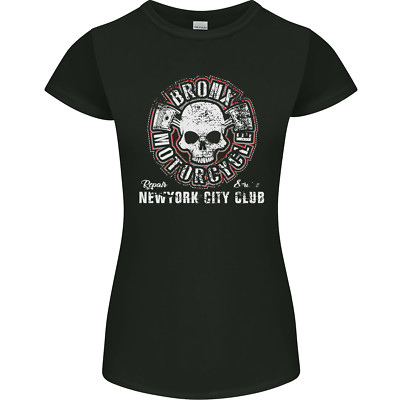 Bronx Motorrad Motorrad Biker Damen Petite Cut T-Shirt