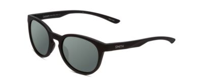 SMITH Black Round Polarized Sunglasses Smith Prep Unisex Round Polarized Sunglasses Silver Black  main image 3